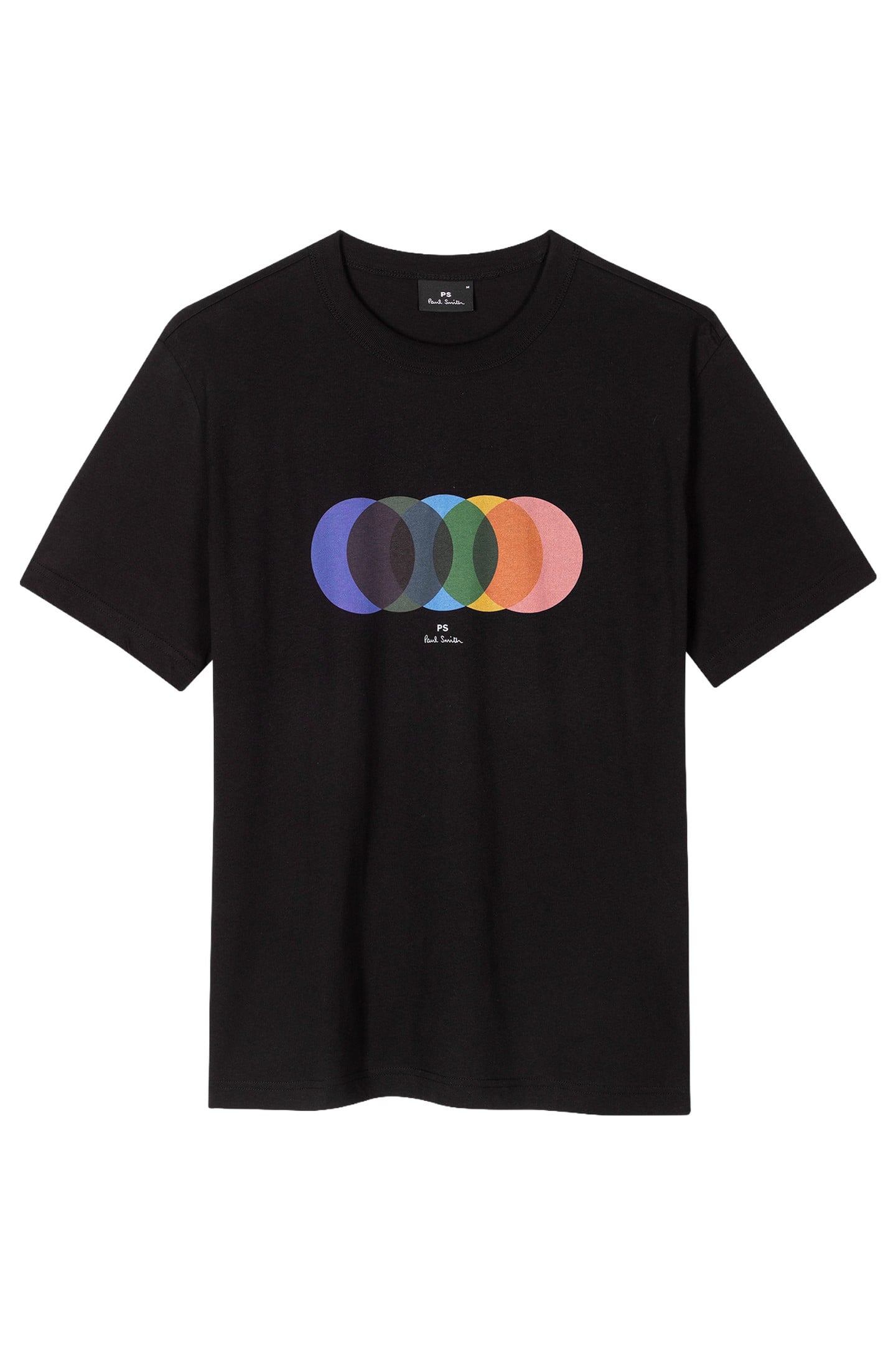 MENS SS TSHIRT CIRCLES BLACK 3