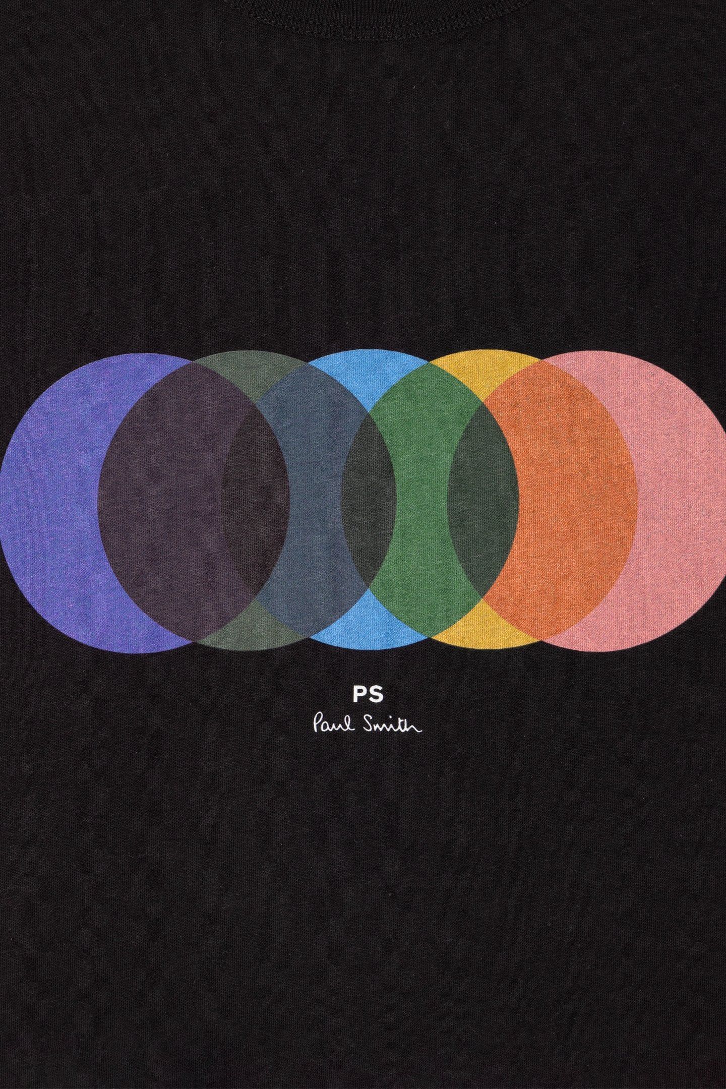 MENS SS TSHIRT CIRCLES BLACK 4