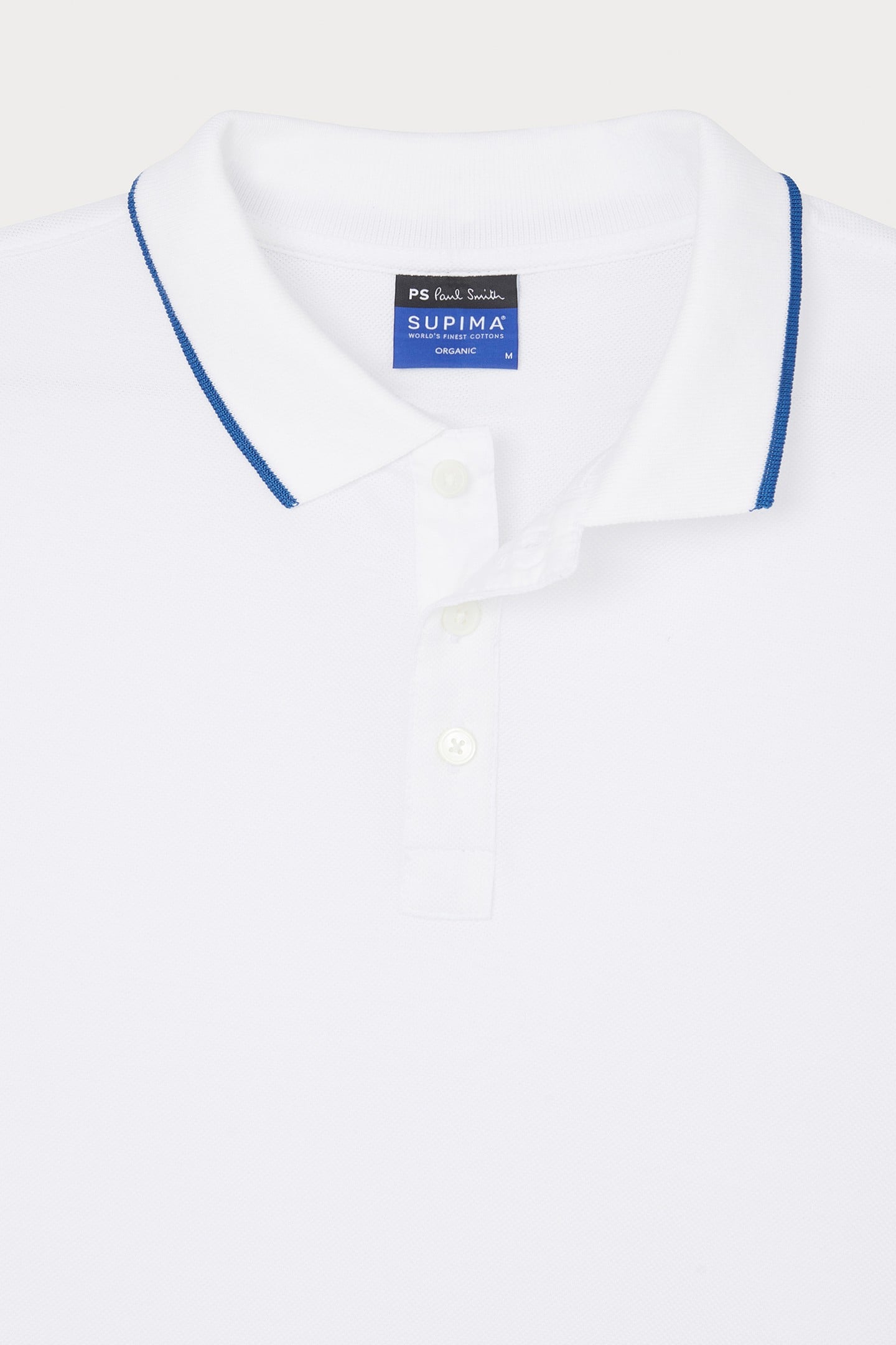 MENS REG FIT SS POLO SHIRT WHITE 6