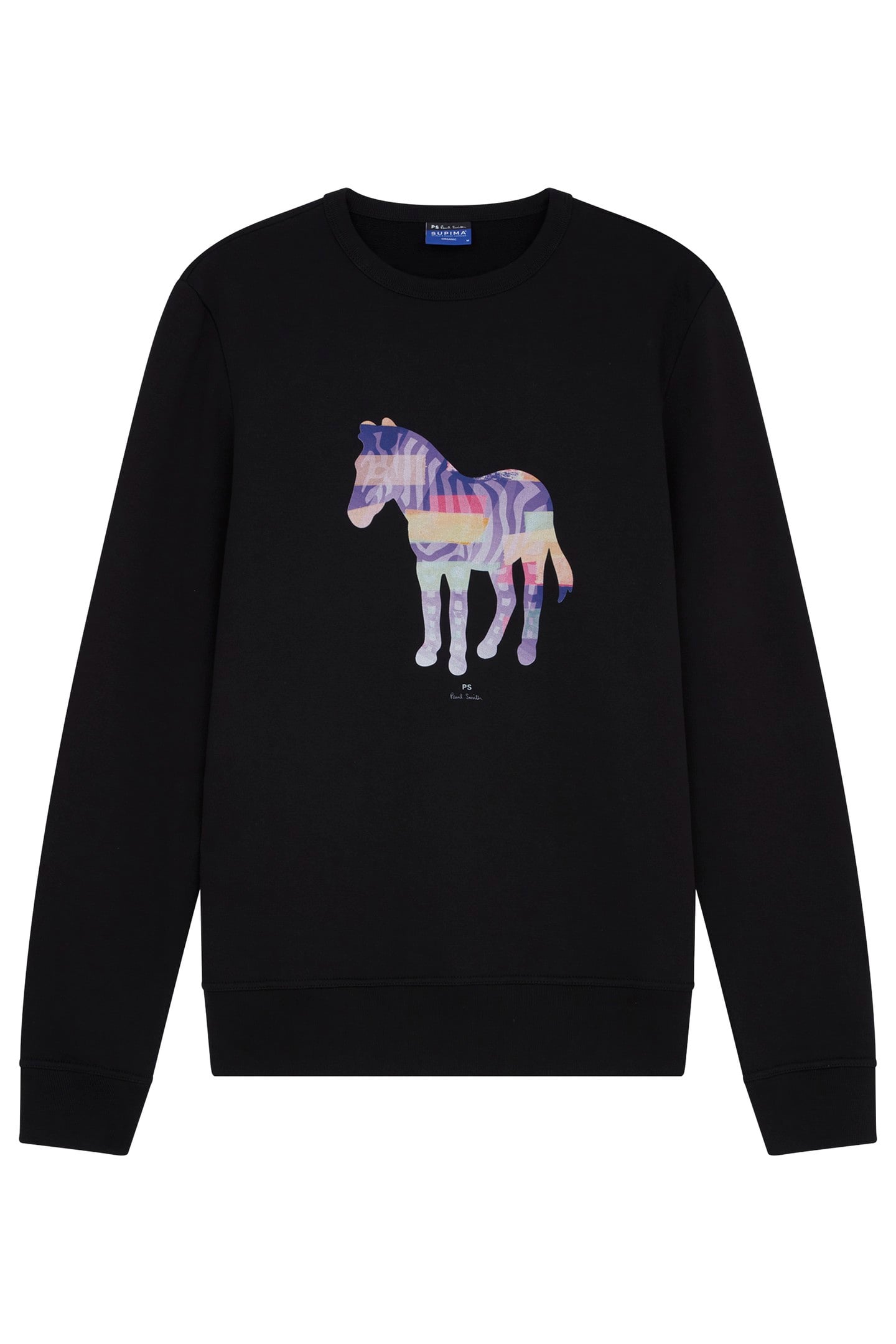 MENS REG FIT CREW NECK SWEAT BLACK 5
