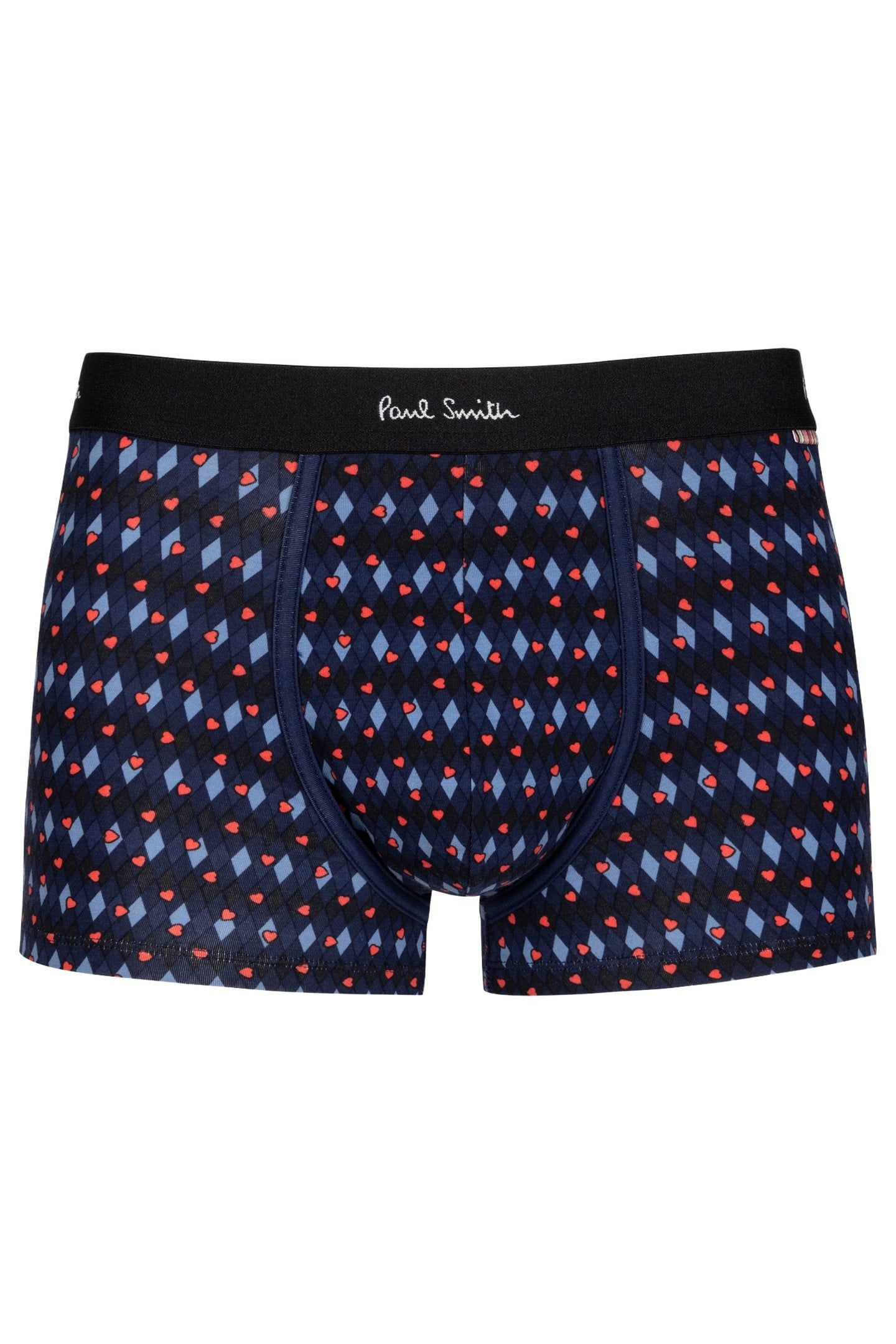 MEN TRUNK ARGYLE HEARTS NAVY 1