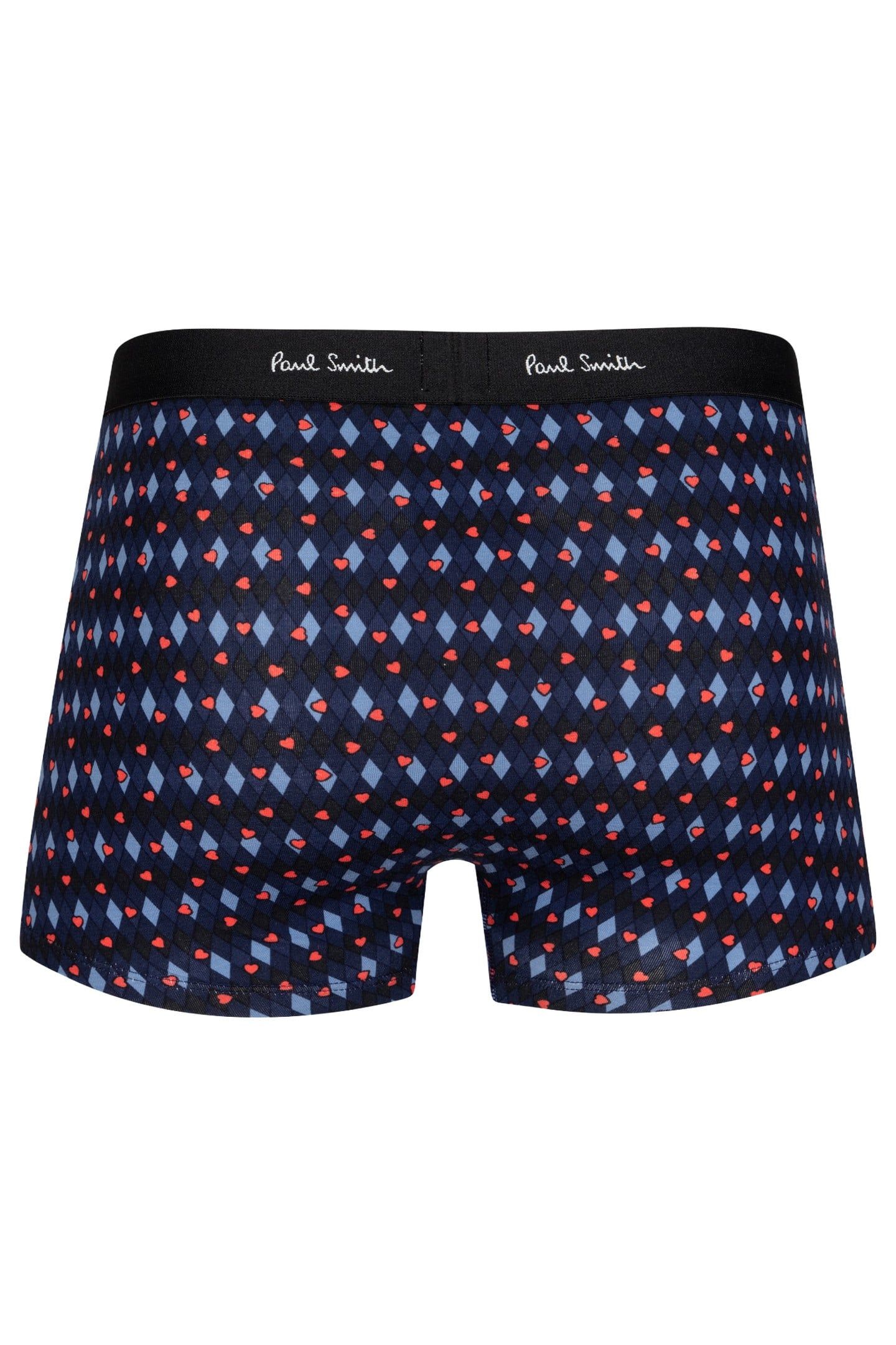 MEN TRUNK ARGYLE HEARTS NAVY 2
