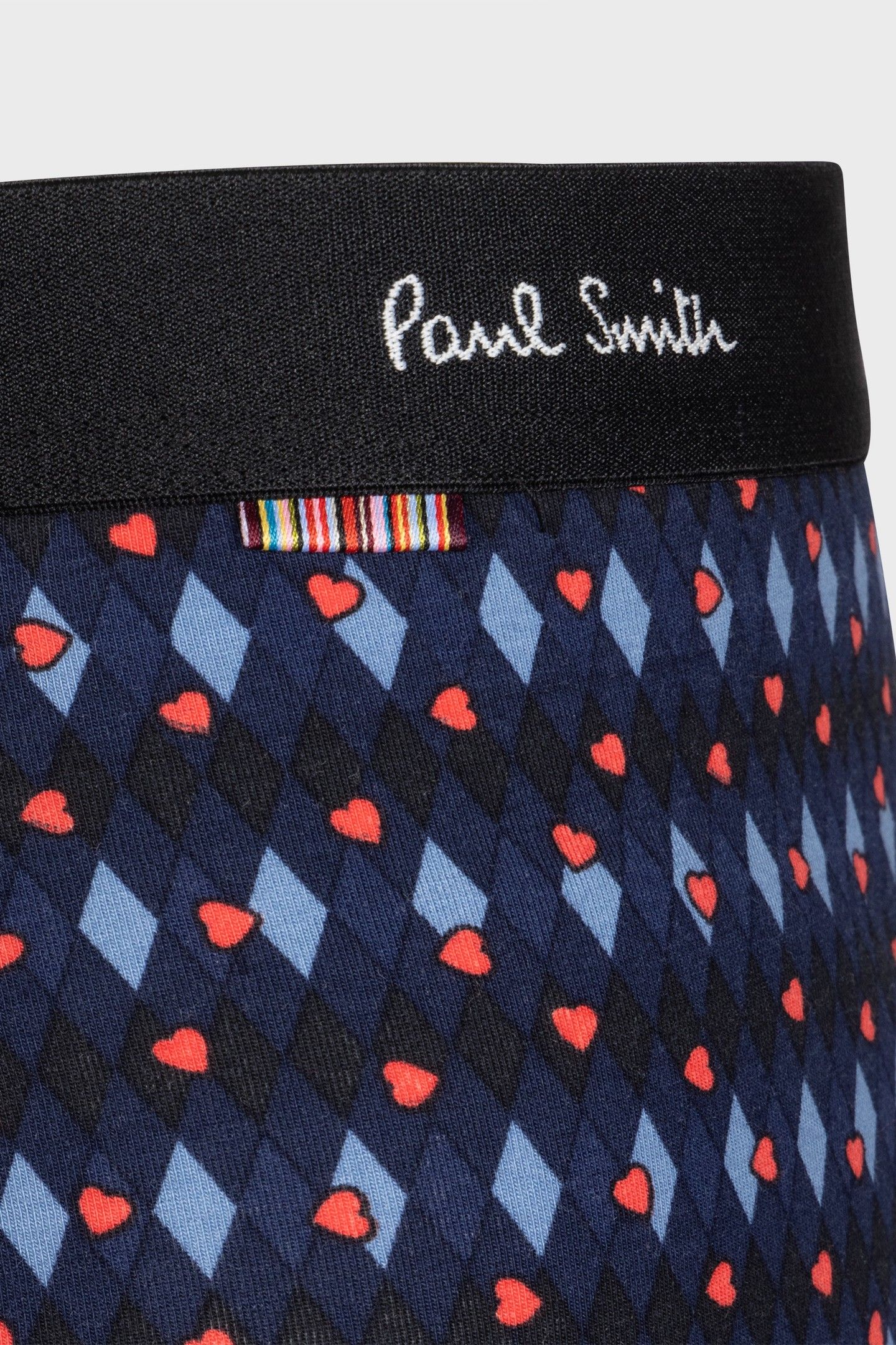 MEN TRUNK ARGYLE HEARTS NAVY 4