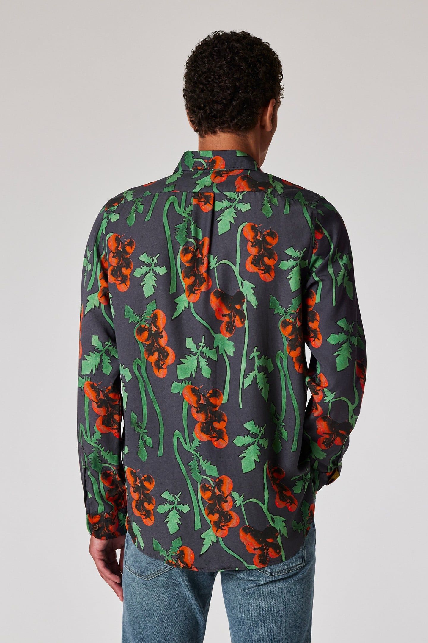 MENS LS REG FIT SHIRT INDIGO 2