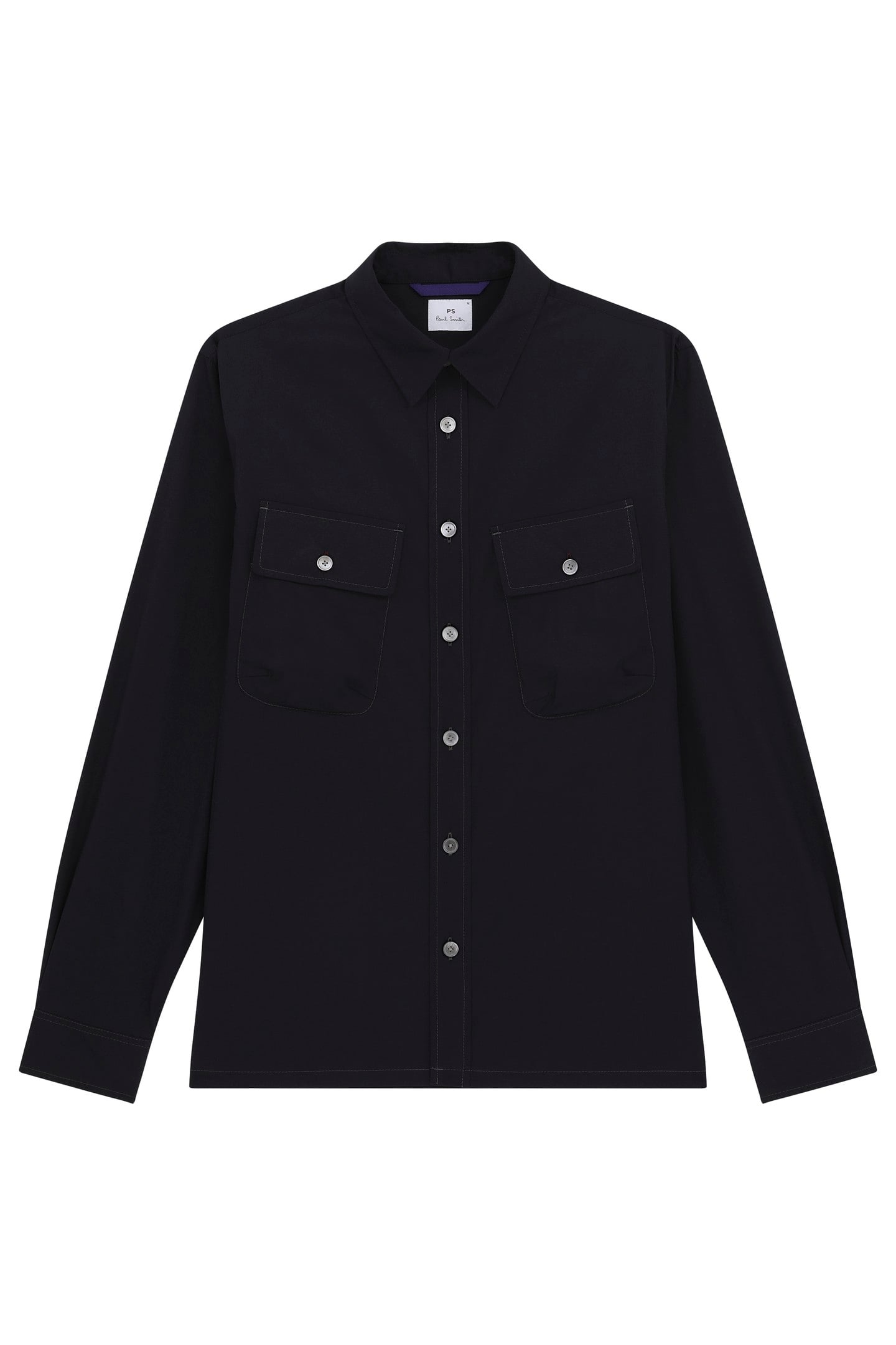 MENS CASUAL FIT SHIRT JACKET VERY DARK NAVY 1