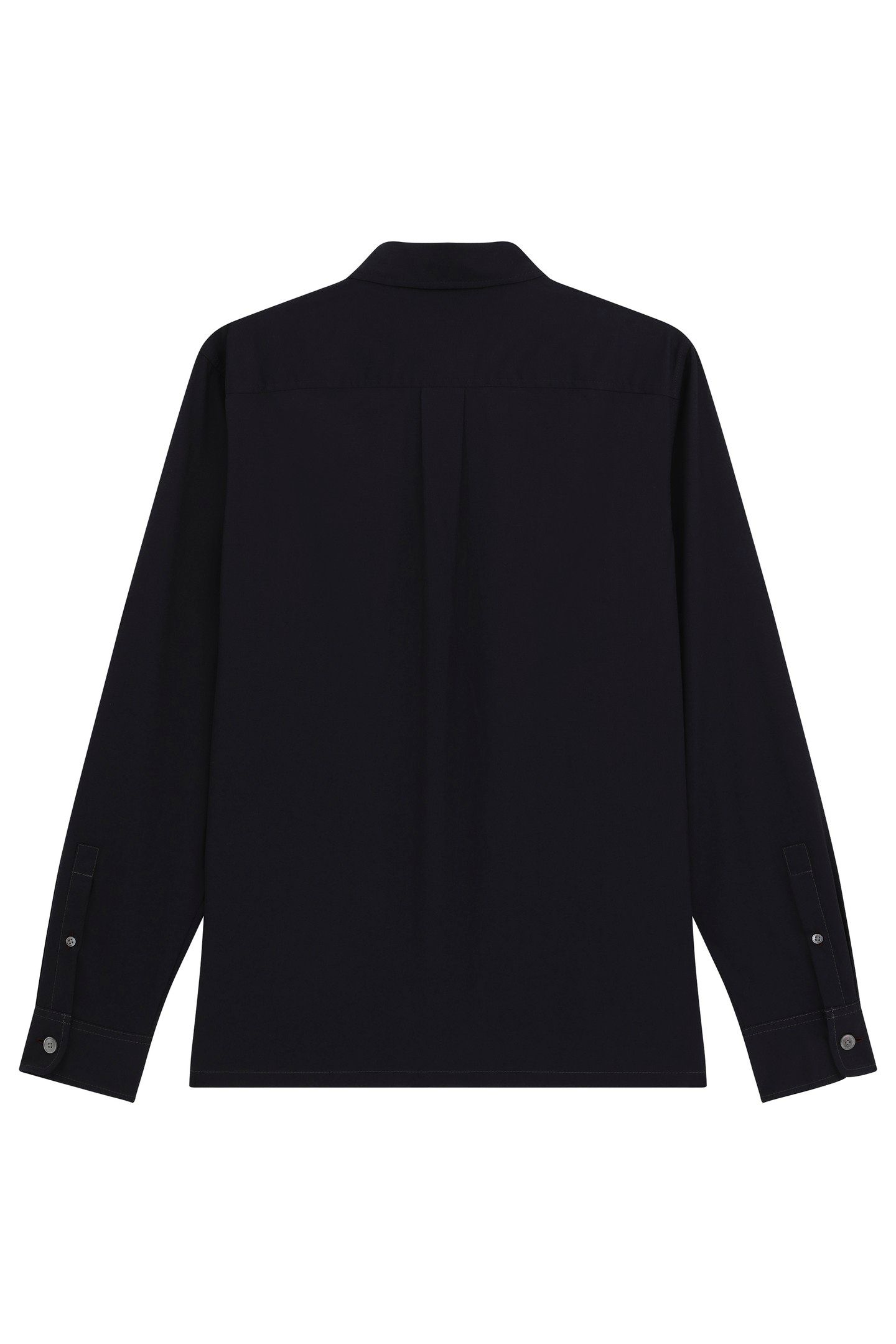 MENS CASUAL FIT SHIRT JACKET VERY DARK NAVY 2