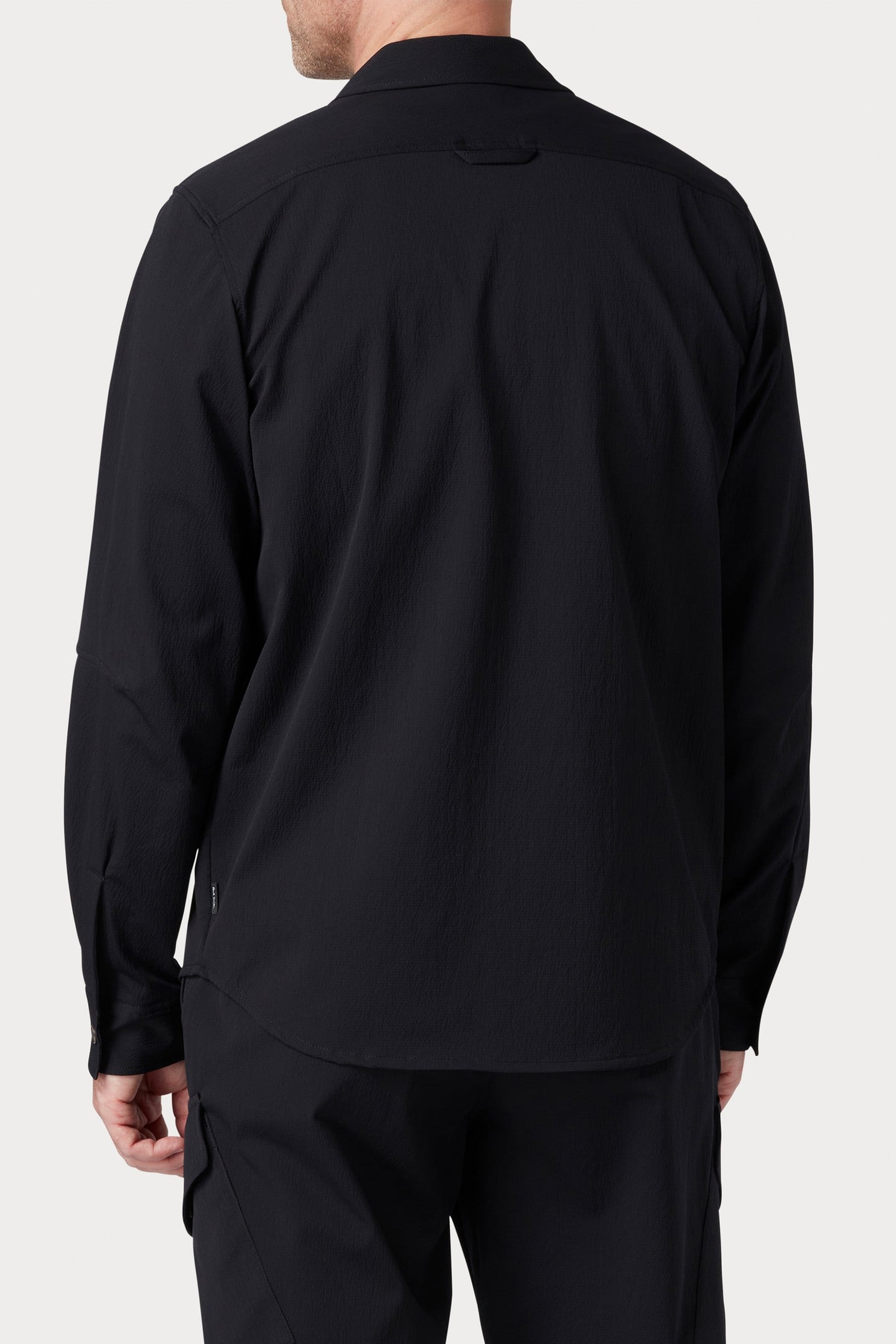 MENS LS UTILITY SHIRT BLACK 3