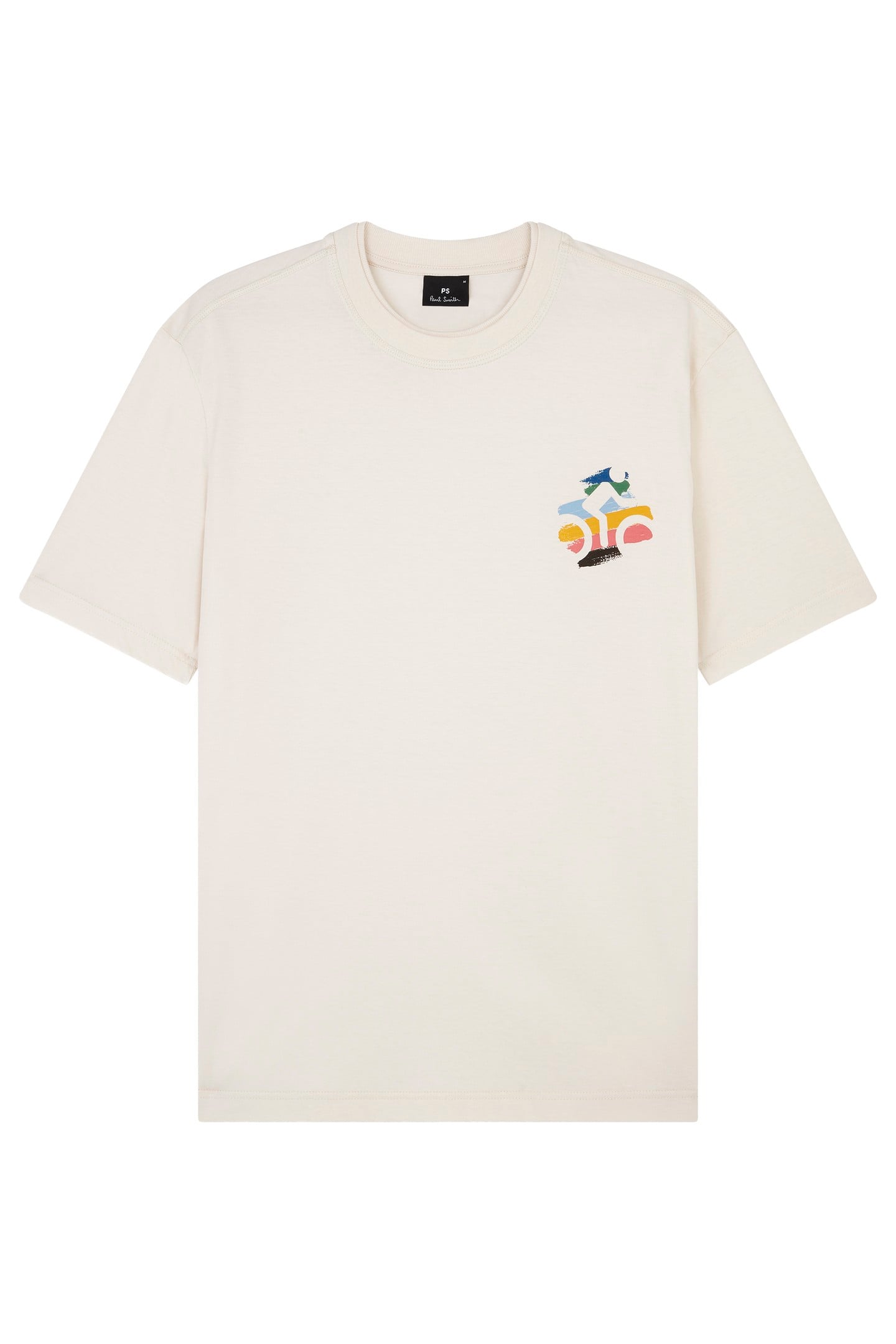 MENS REG FIT T SHIRT BIKE OFF WHITE 1