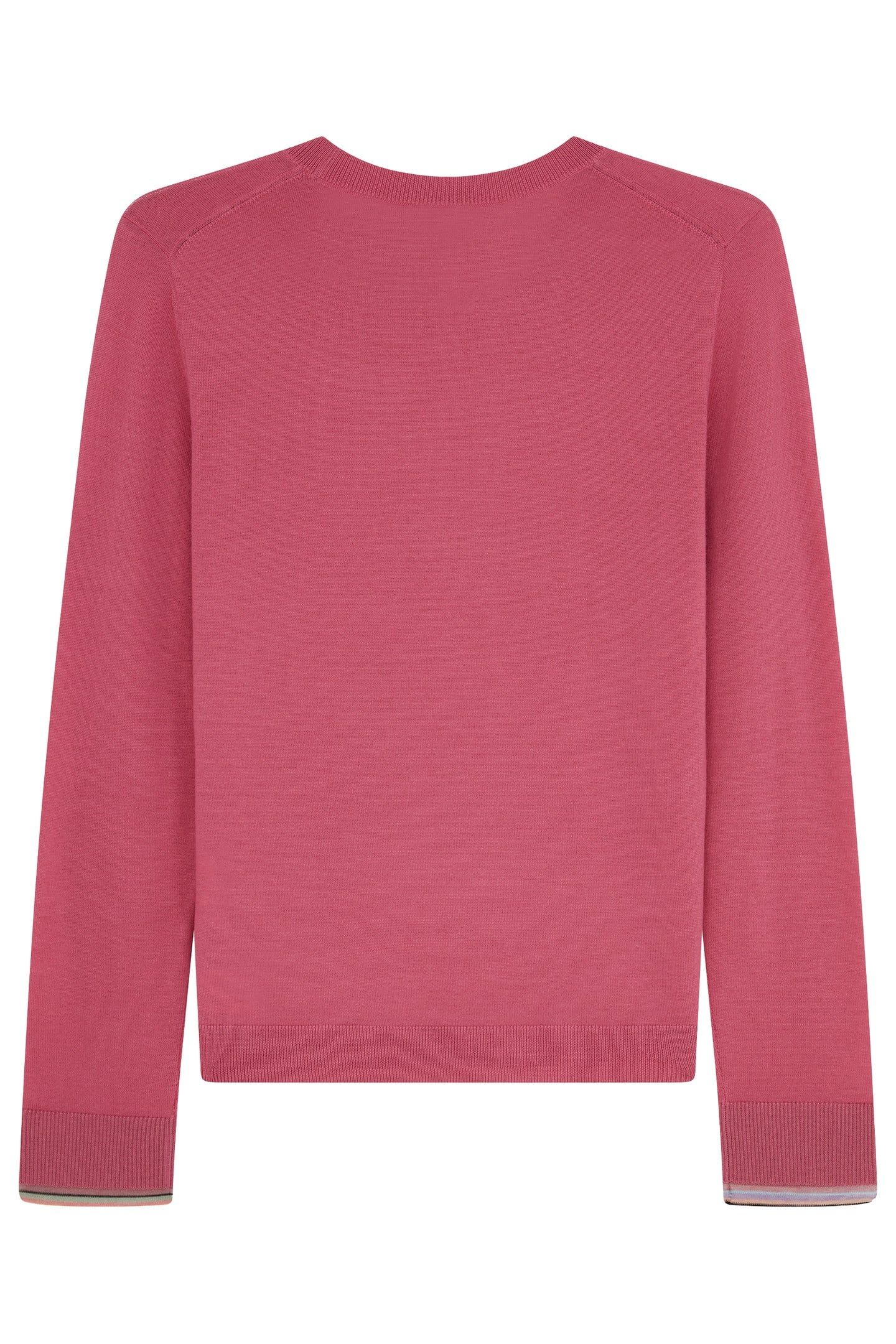WOMENS KNITTED SWEATER CREW NECK AUBERGINE 6