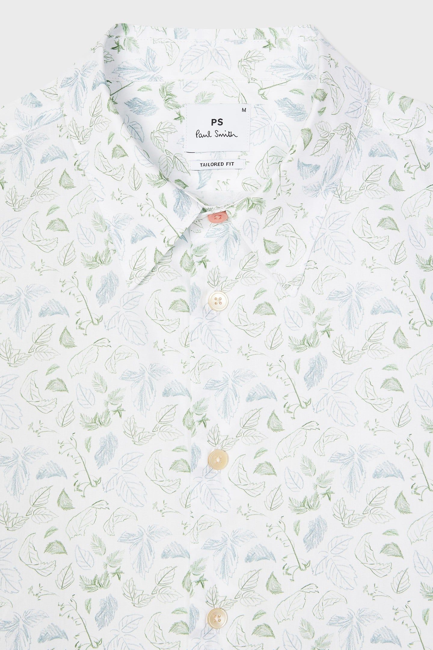 MENS LS TAILORED FIT SHIRT WHITE 4