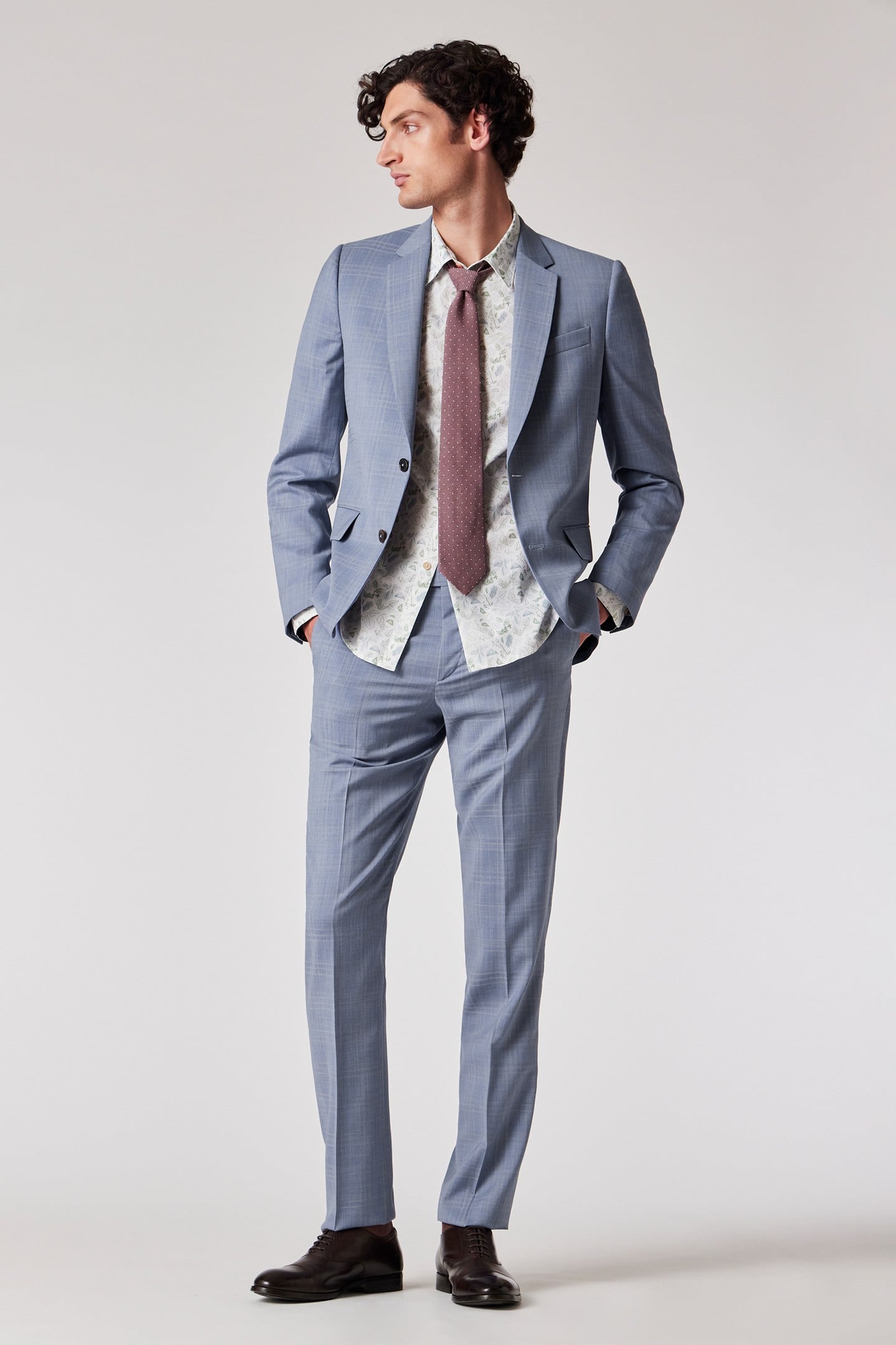 MENS LS TAILORED FIT SHIRT WHITE 2