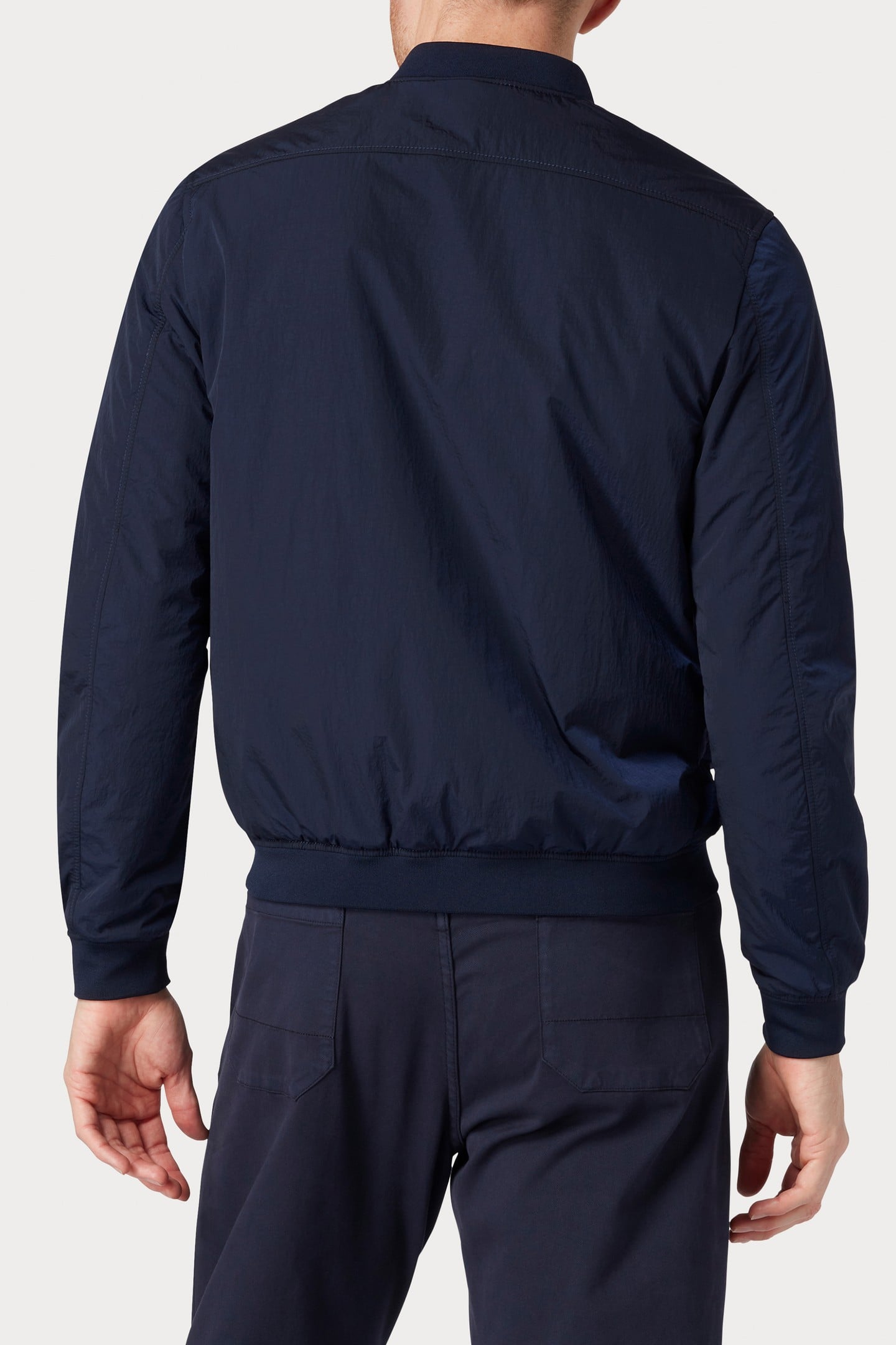 MENS BOMBER JACKET VERY DARK NAVY 2