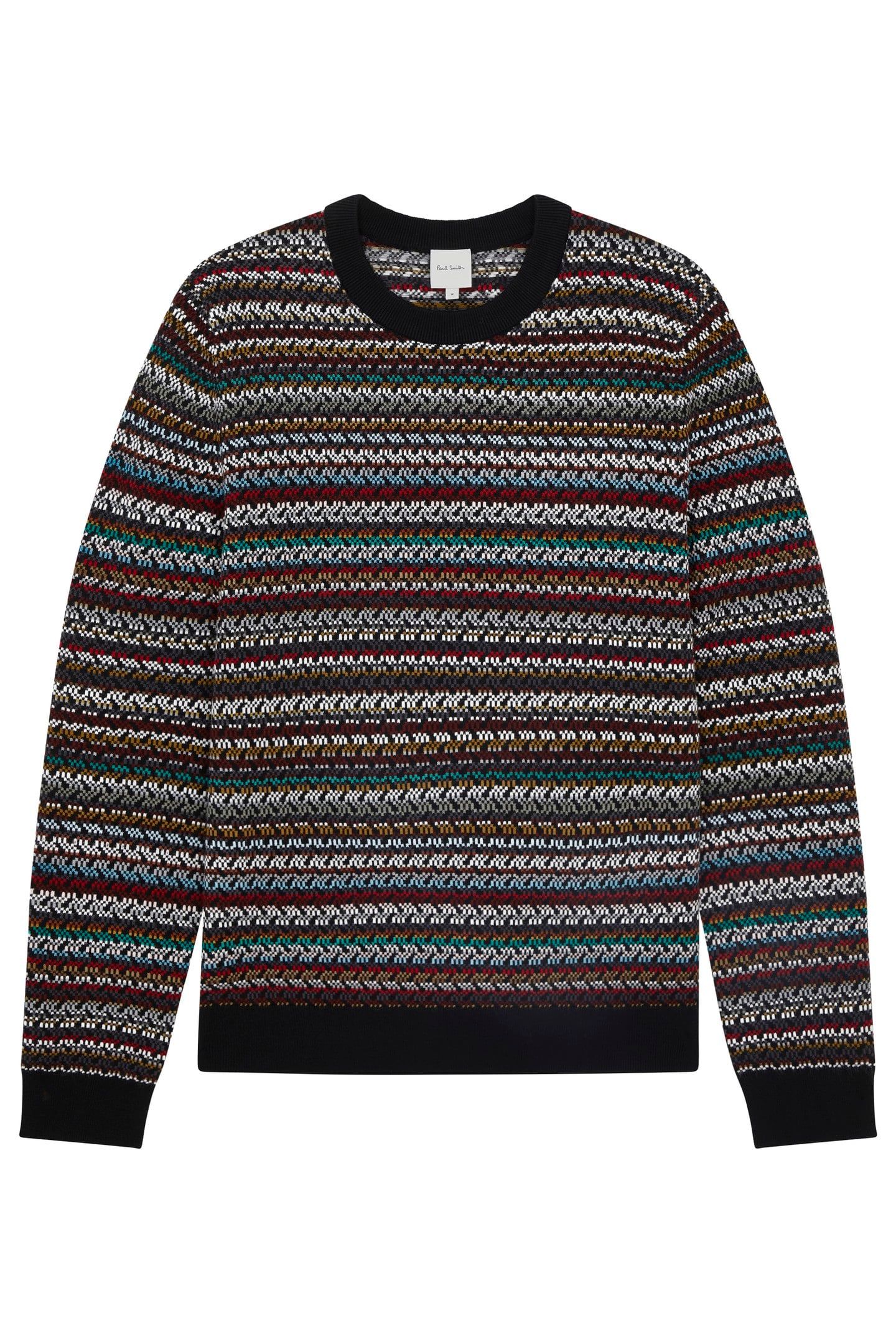 MENS SWEATER CREW NECK MULTI COLOURED 2