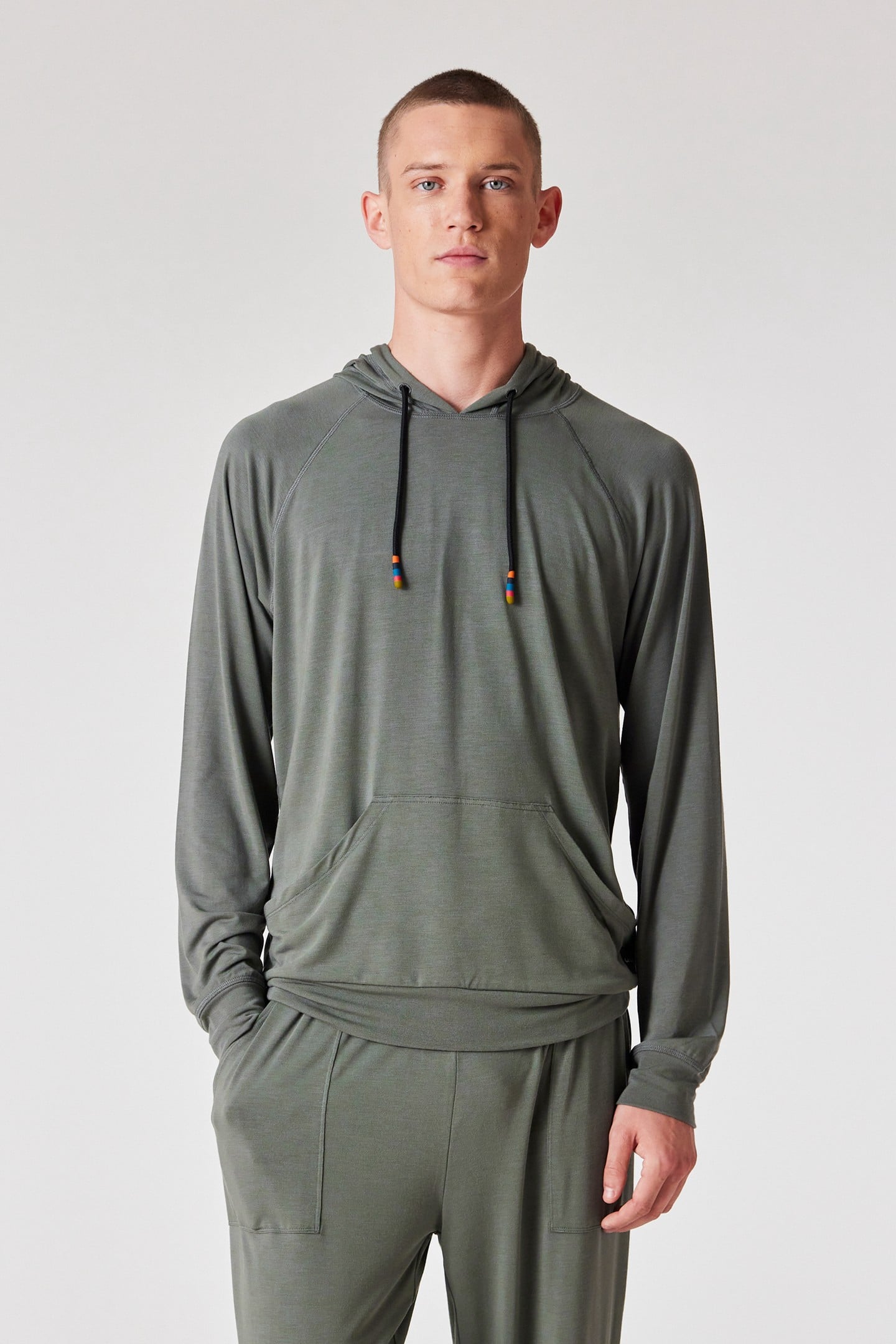 MEN HOODIE HARRY MODAL KHAKI 1