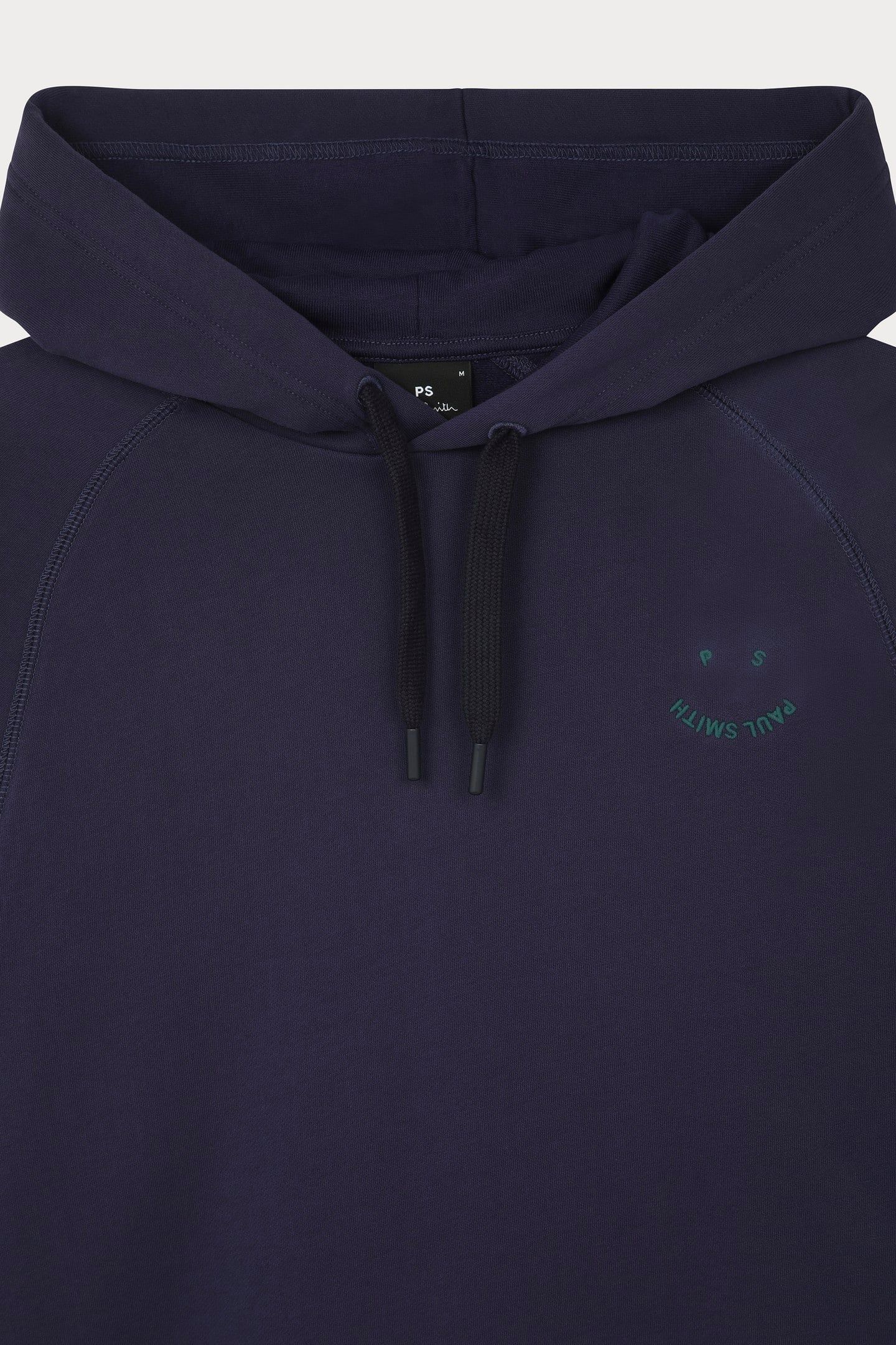 MENS HOODIE PS HAPPY EMB NAVY 2