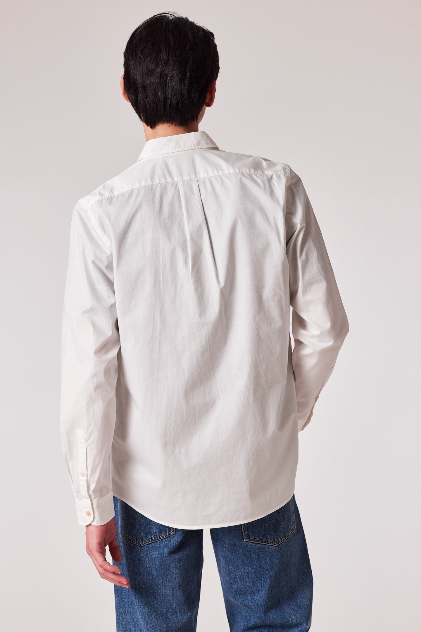 MENS LS REGULAR FIT SHIRT WHITE 2