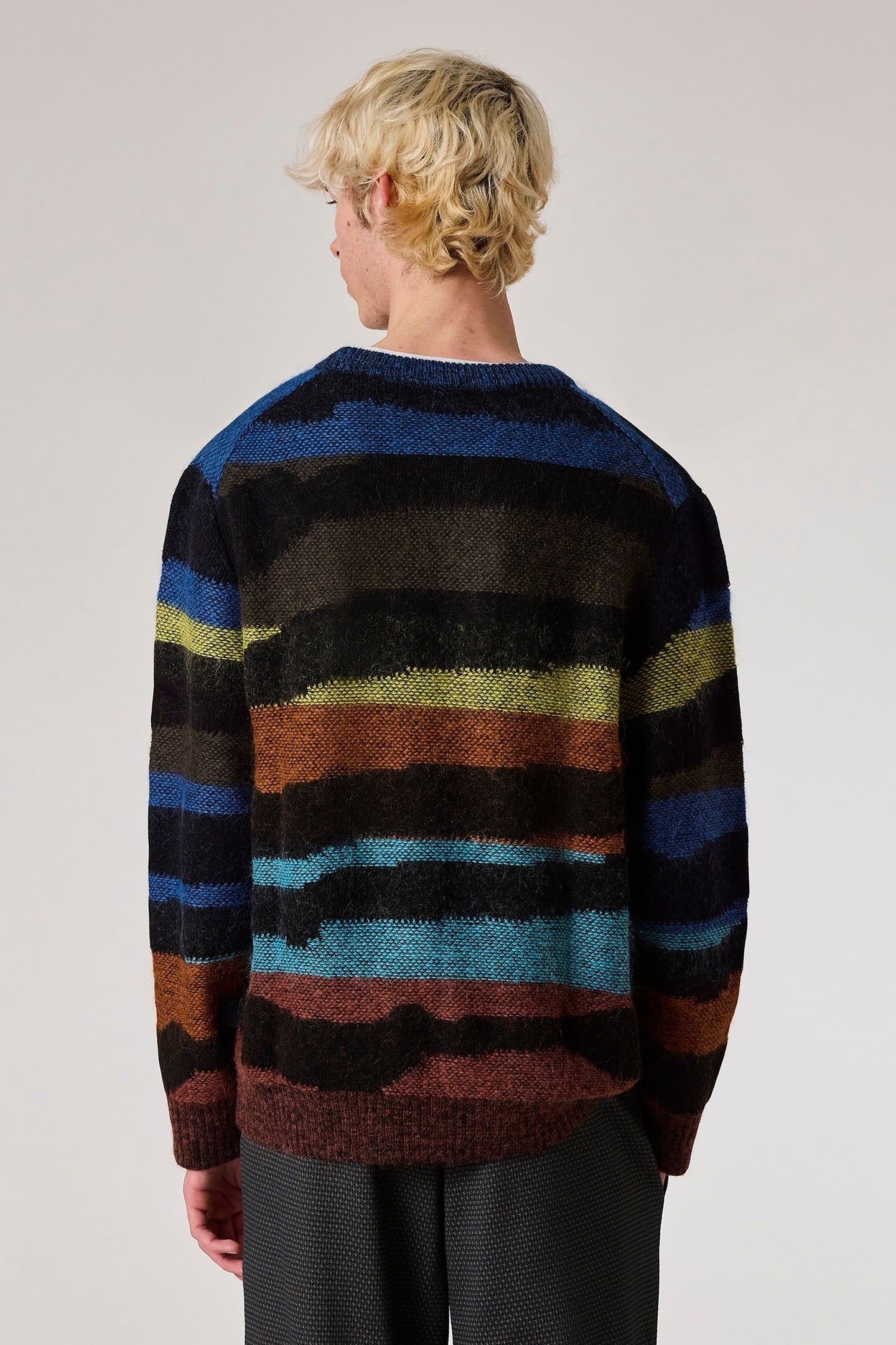 MENS SWEATER CREW NECK VERY DARK NAVY 3