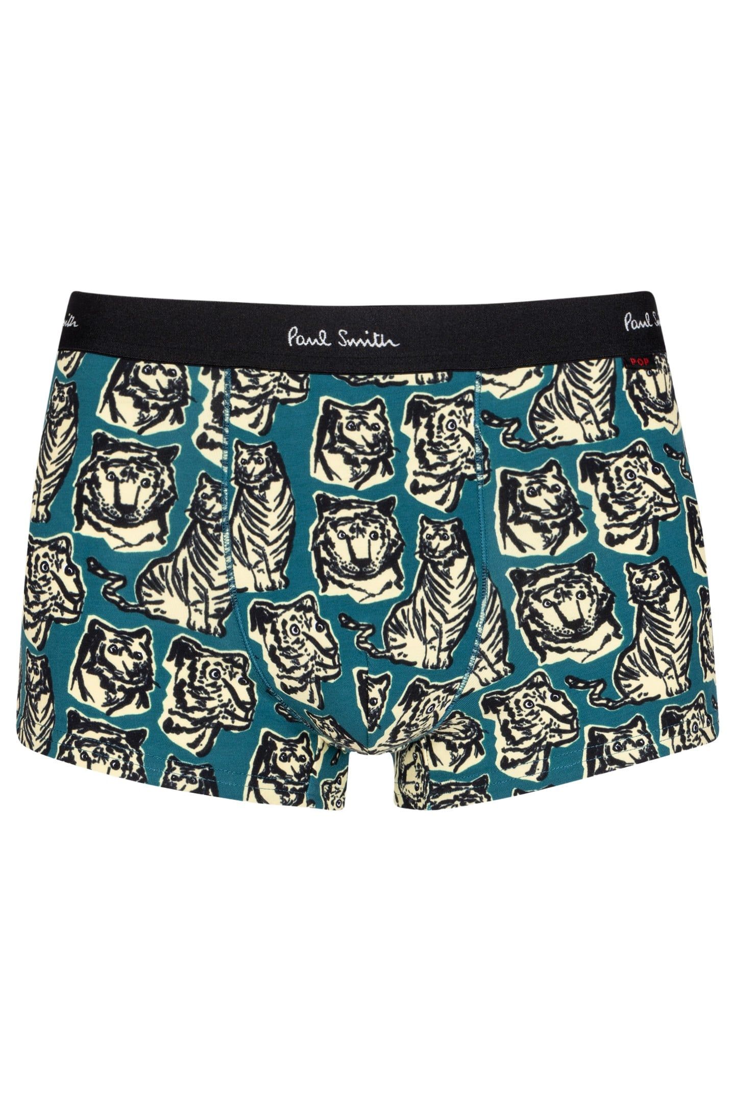MEN TRUNK TIGER PETROL GREEN 1