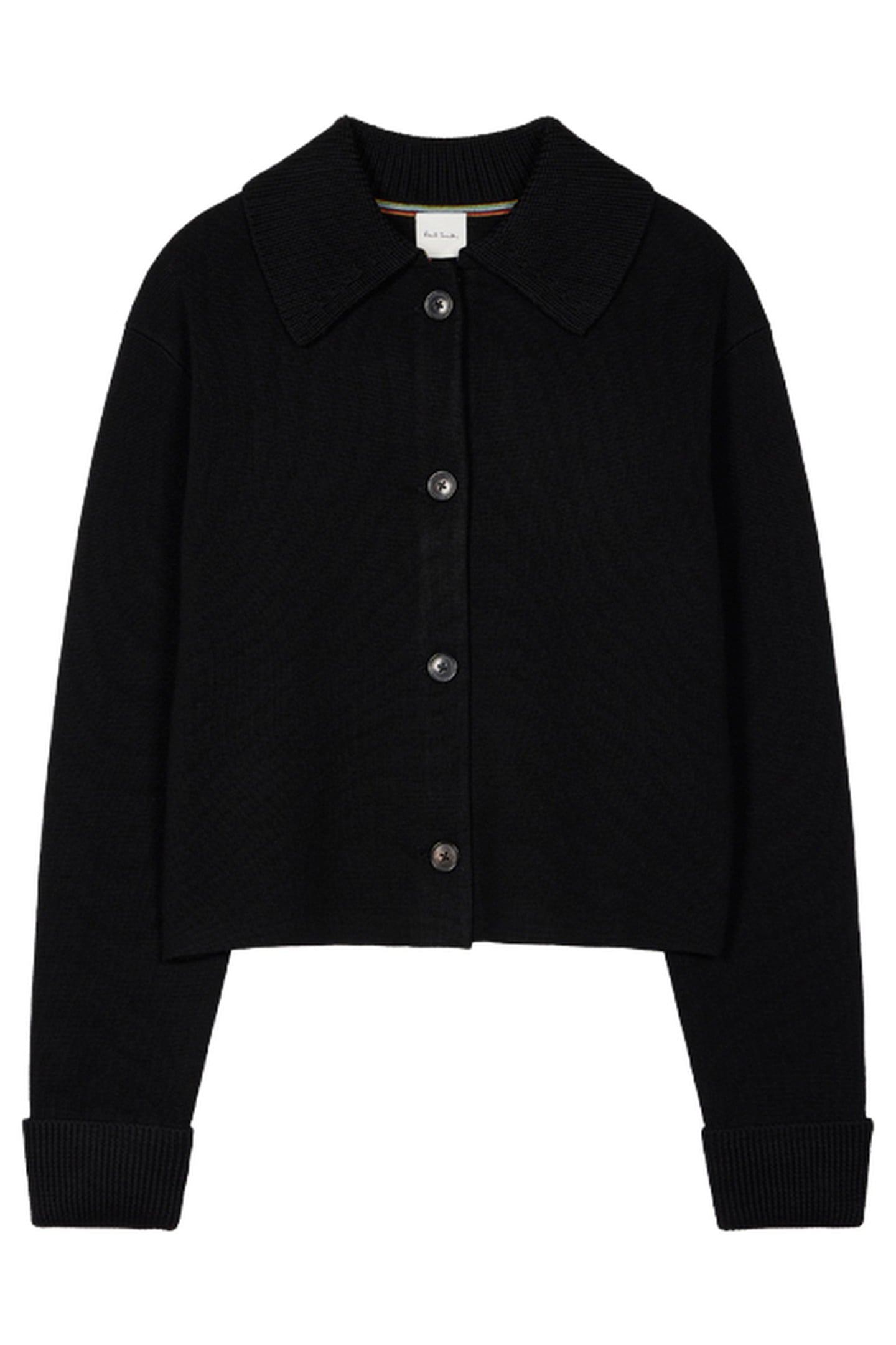 WOMENS KNITTED BLAZER BLACK 4