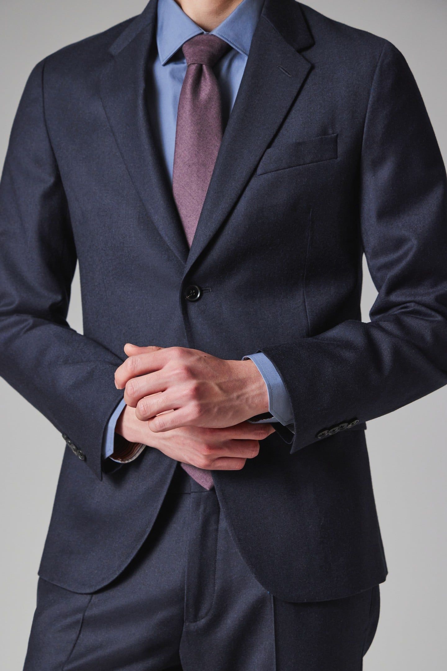 MENS 2 BUTTON JACKET NAVY 3