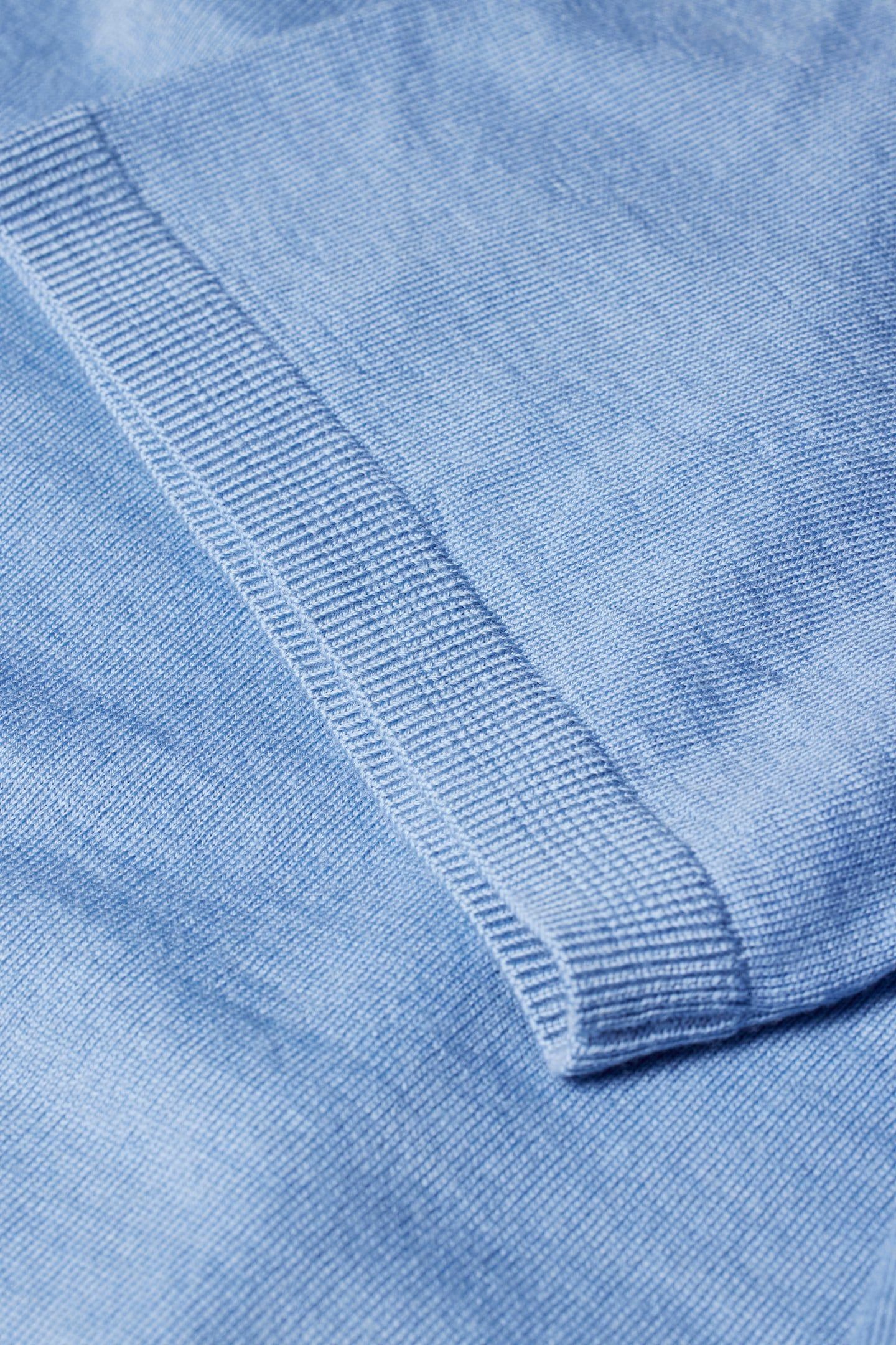 MENS SWEATER SS POLO BLUE 6