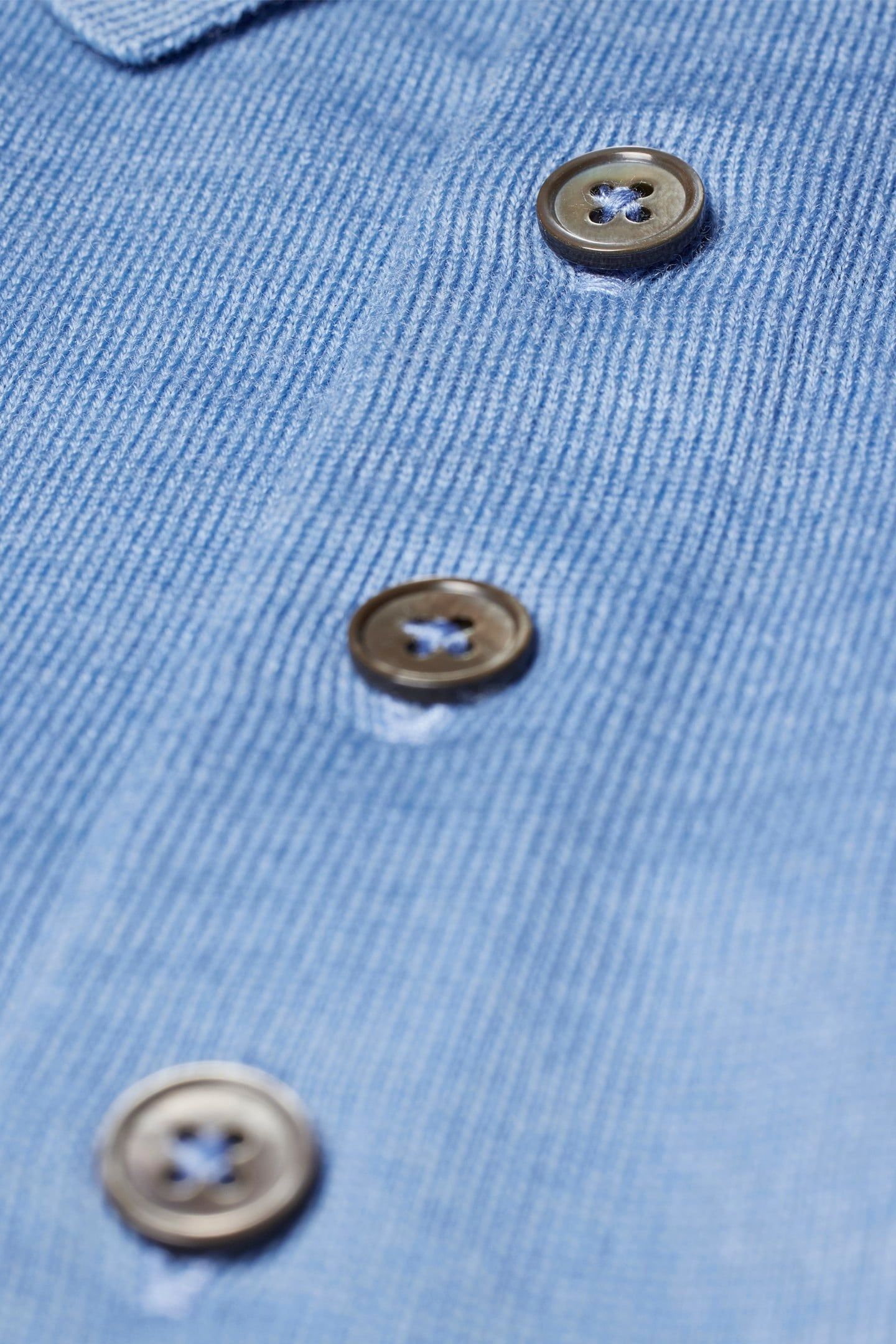 MENS SWEATER SS POLO BLUE 10