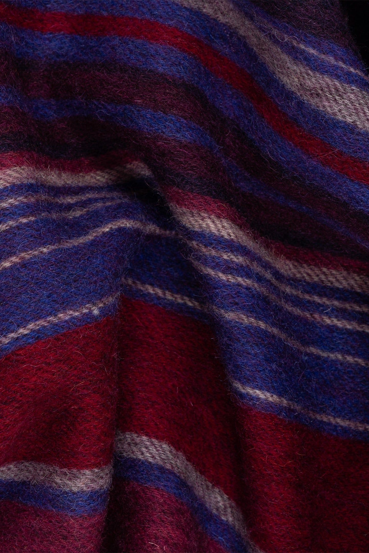 MEN SCARF PS TRENT STRP BURGUNDY/ BORDE 3