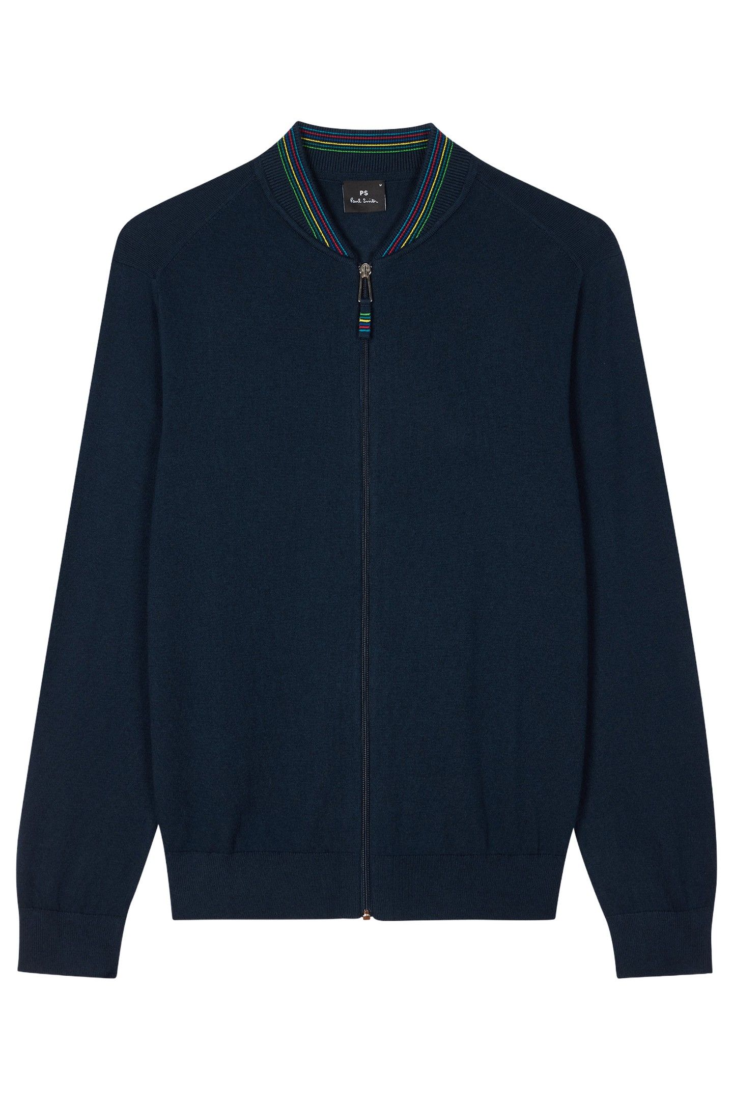 MENS CARDIGAN ZIP THRU VERY DARK NAVY 1