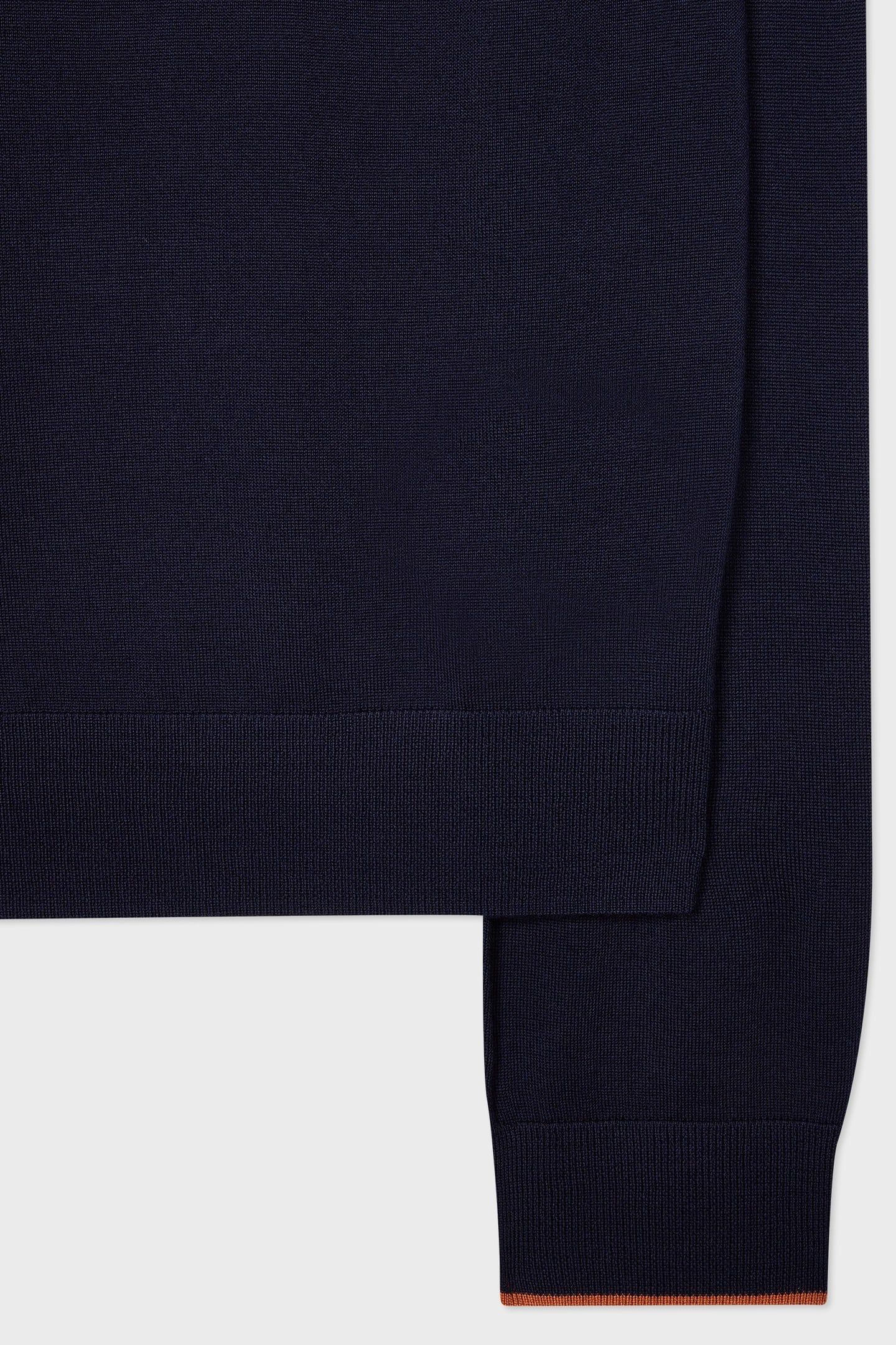 MENS SWEATER LS POLO SHIRT VERY DARK NAVY 5