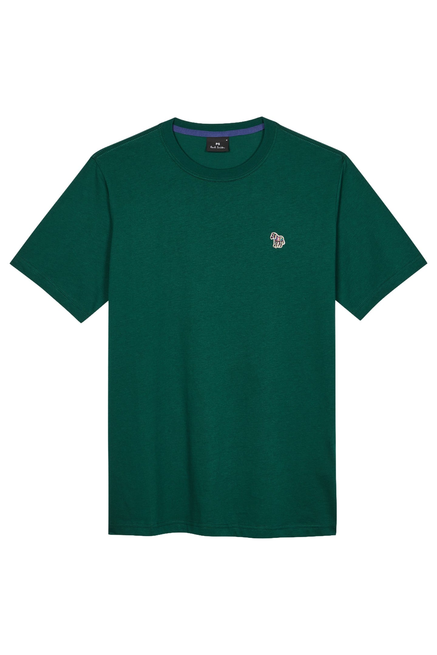 MENS REG FIT TSHIRT ZEBRA BADGE INKY BLUE 1