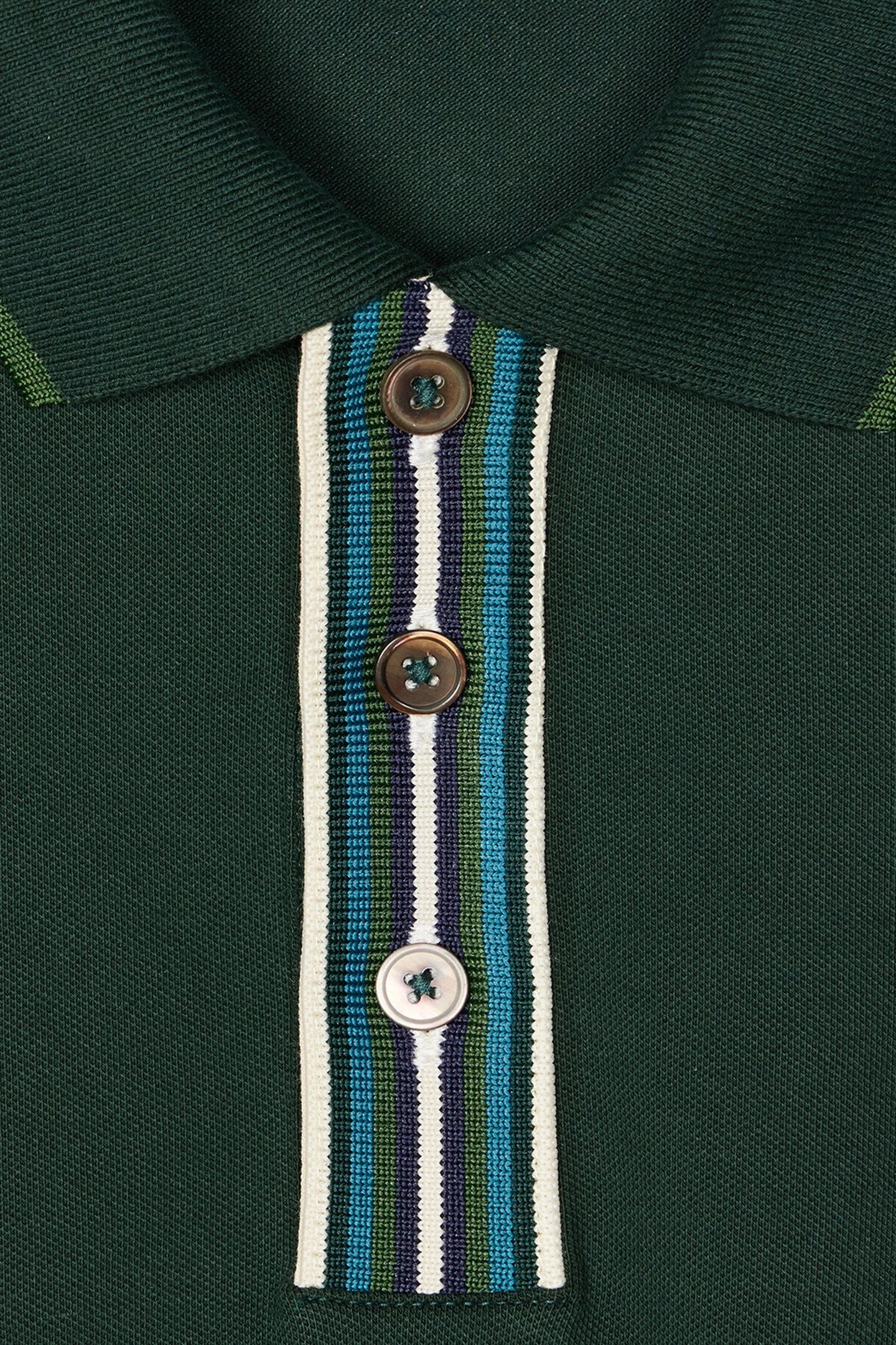 MENS SS POLO REG FIT BOTTLE GREEN 2