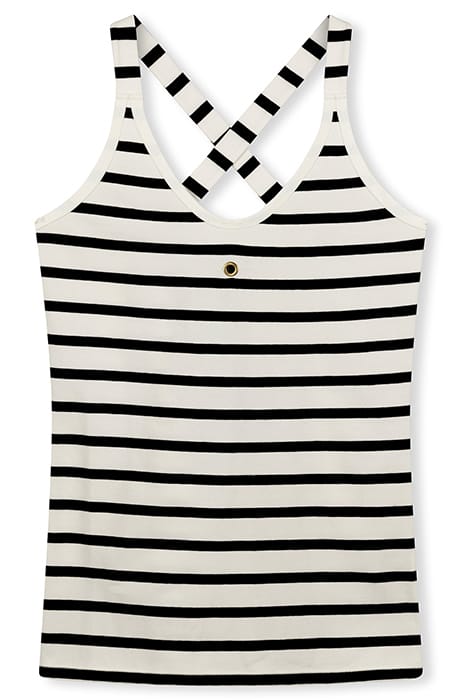WRAPPER STRIPE ECRU/BLACK 3