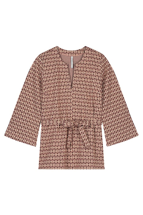 TOP GRAPHIC JACQUARD PEACH 6