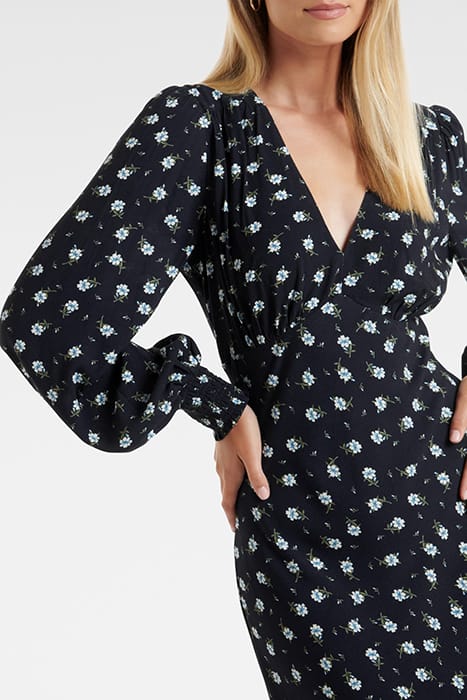 FARAH BIAS CUT MIDI DRESS HIGHFIELD DITSY 4
