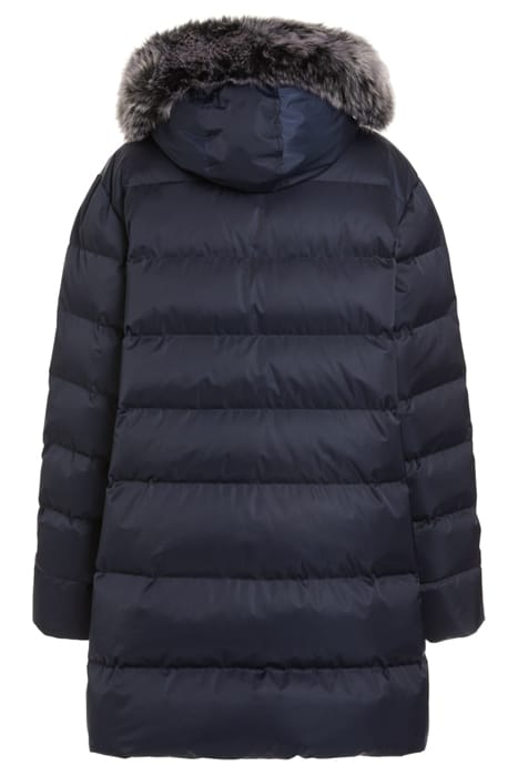 MARCIANO BY GUESS REAL DOWN HOODED LON SMART BLUE 6