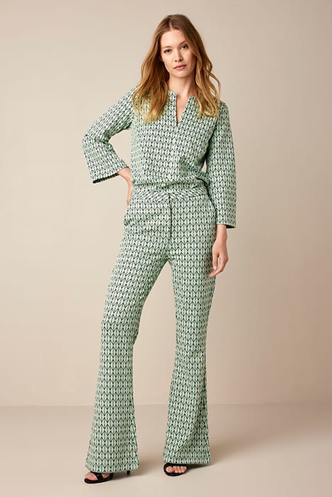 TROUSER GRAPHIC JACQUARD SOFT REEF 2