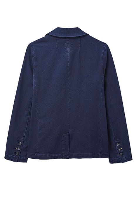 OLIVIA COTTON JERSEY BLAZER DARK DENIM 6
