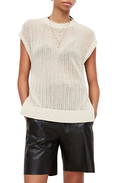 ZADIE TANK PAMPAS WHITE 1