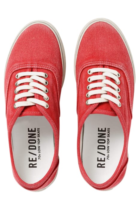 70S LOW TOP SKATE FADED CRIMSON 3