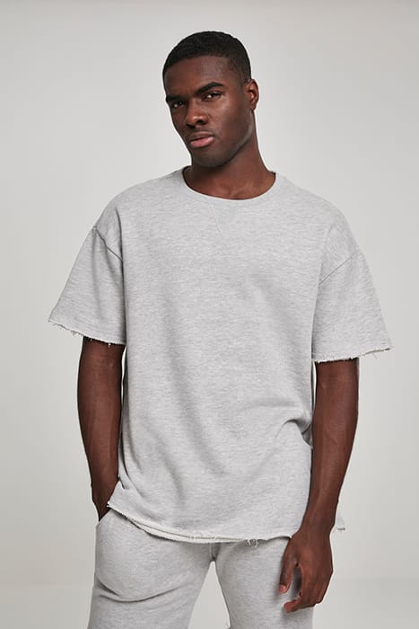 HERRINGBONE TERRY TEE LIGHTGREY 1