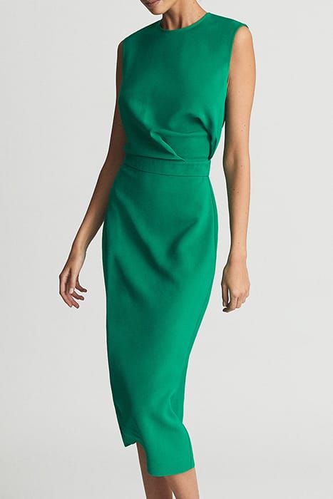 LAYLA GREEN MIDI DRESS 2