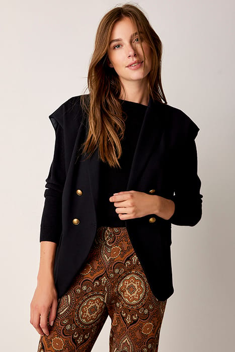 GILET PUNTO MILANO BLACK 1