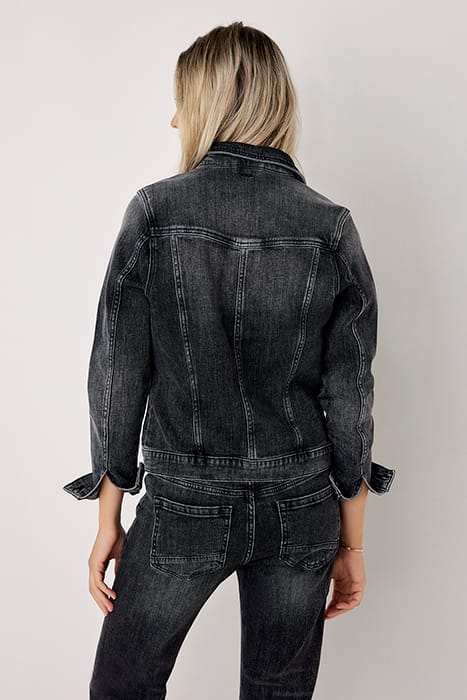 BASIC DENIM JACKET BLACK HEAVY TWILL BLACK DENIM 2