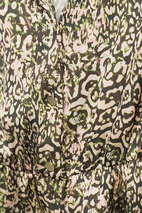 EVERETT ABITO SATIN STAMPA SWE MULT. PINK/GREEN 5