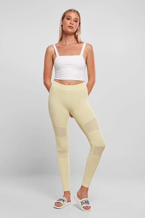 LADIES TECH MESH LEGGINGS SOFTYELLOW 4