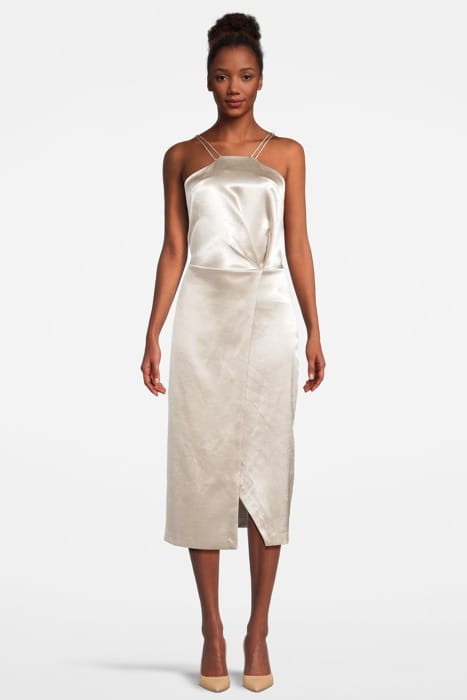 PAOLA GOLD MIDI DRESS 1