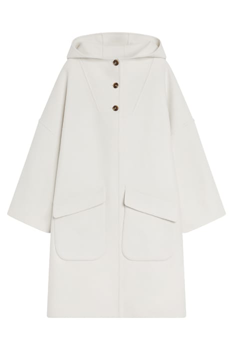 CLOSED WOMEN COAT WITH HOOD JACKETS & COATS IVORY IVORY 4