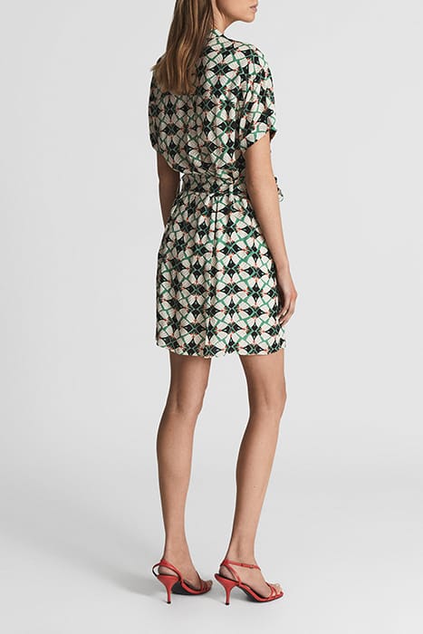 NIKKI-GEO SHIRT DRESS — BODYCON 3