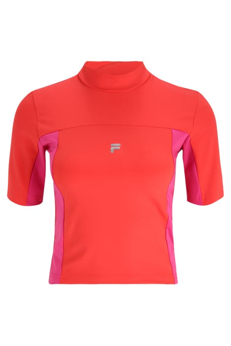 RIVA CROPPED TEE BITTERSWEET-PINK YARROW 1