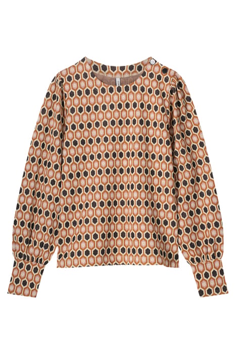 TOP HONEYCOMB JACQUARD MULTICOLOUR 1
